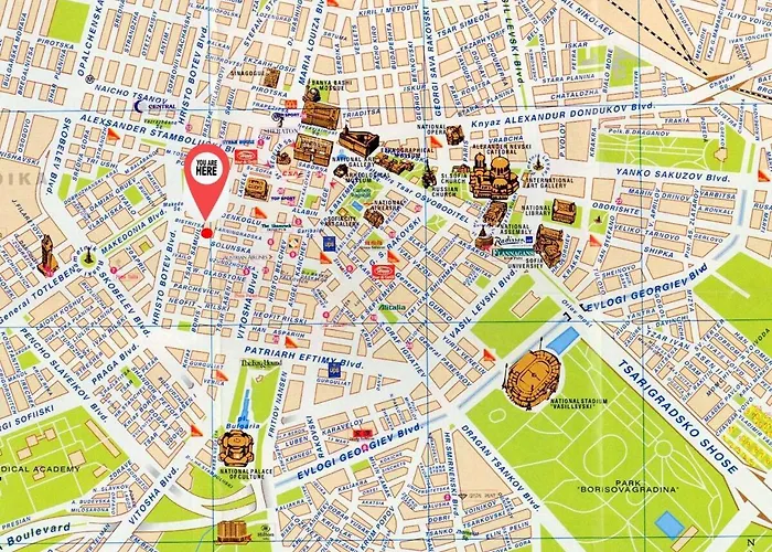 Lejlighed Centre 1 Bedroom Next To Vitosha Blvd.